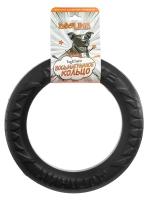 DOGLIKE Снаряд Tug&Twist Кольцо 8-мигранное большое, черное, d=305 мм