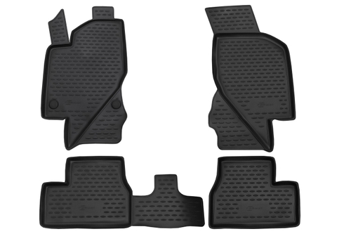 Коврики в салон для LADA Granta, 2011-, 4 шт. (Повышенная устойчивость, повышенная износостойкость) FORMAT.52.25.210K