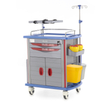 Тележка медицинская Med-Mos ЕТ850-02 ТМ-021АН-00 ля экстренной помощи и реанимации