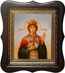 Александра мученица Римская, Никомидийская, императрица. Икона на холсте.