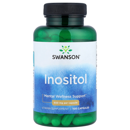 Swanson Vitamins, Инозитол, 650 мг, 100 капсул
