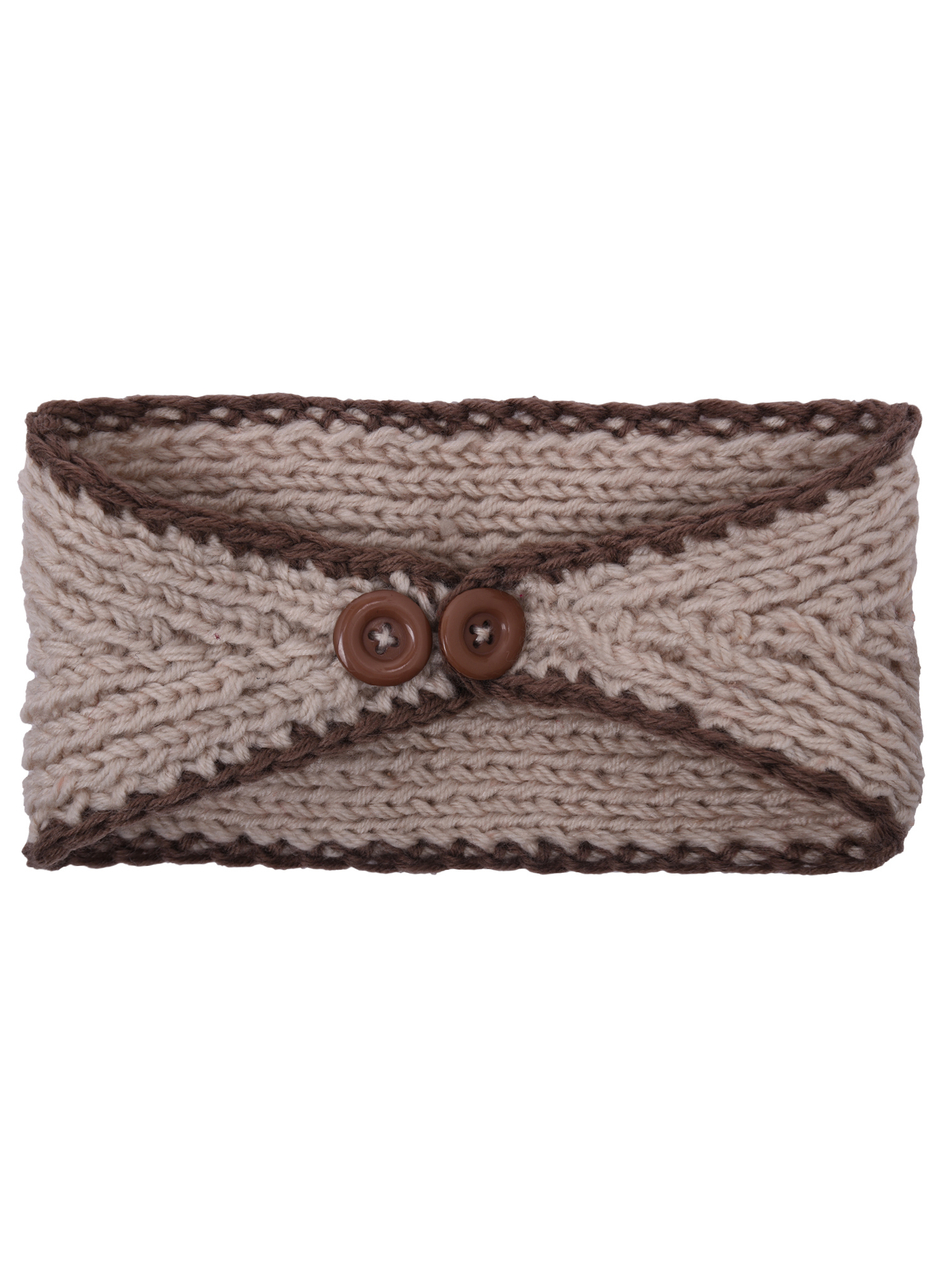 Повязка вязанная на голову