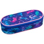 Пенал 1 отделение 210х85 Berlingo Galactic cats, овальный, ткань