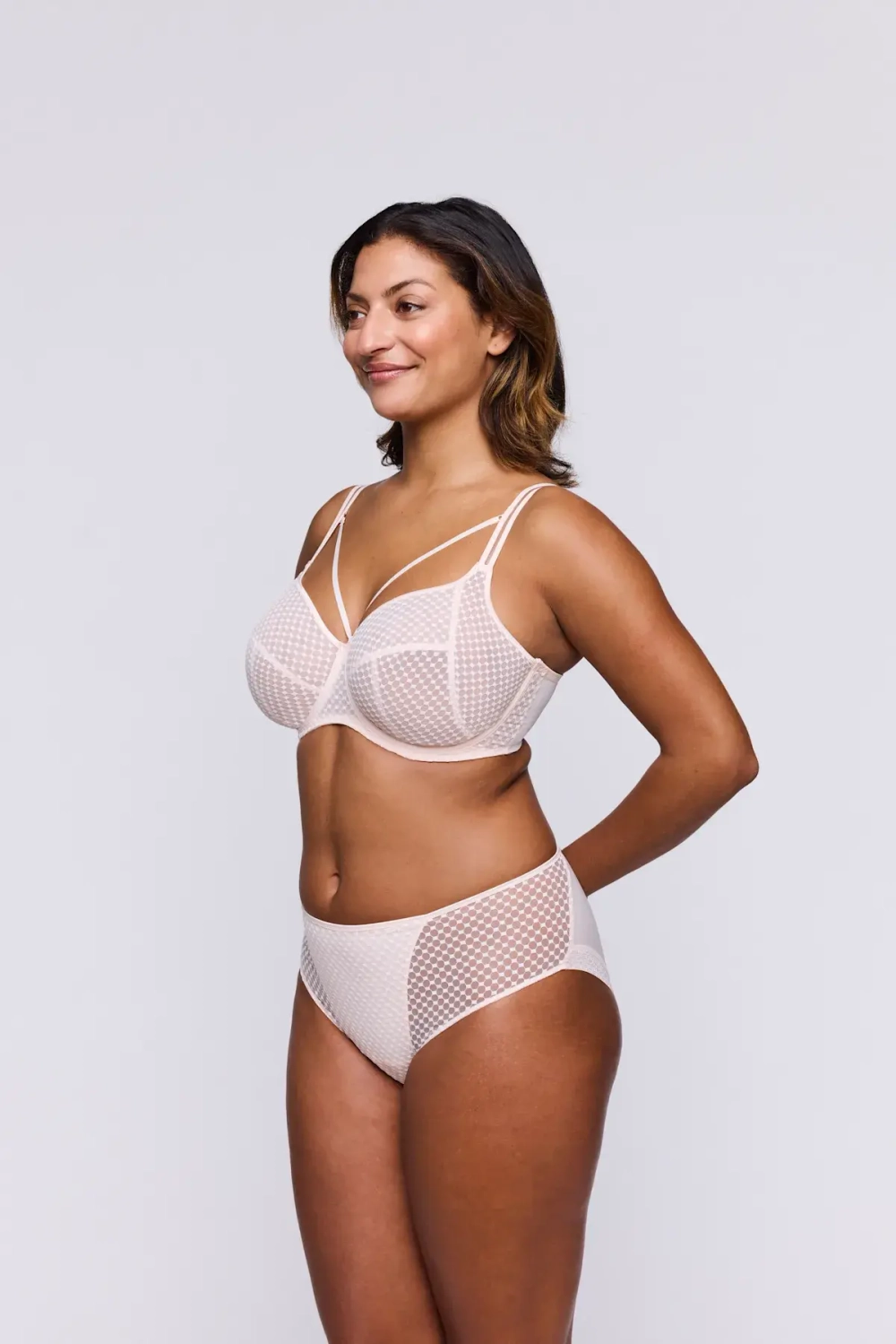 PRIMADONNA Twist Glass Beach Трусы с высокой талией, светло-розовый