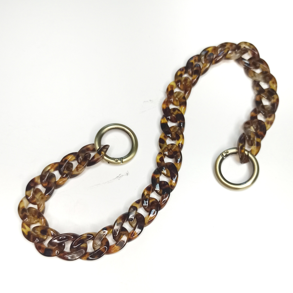 Ручка цепь пластиковая Леопард