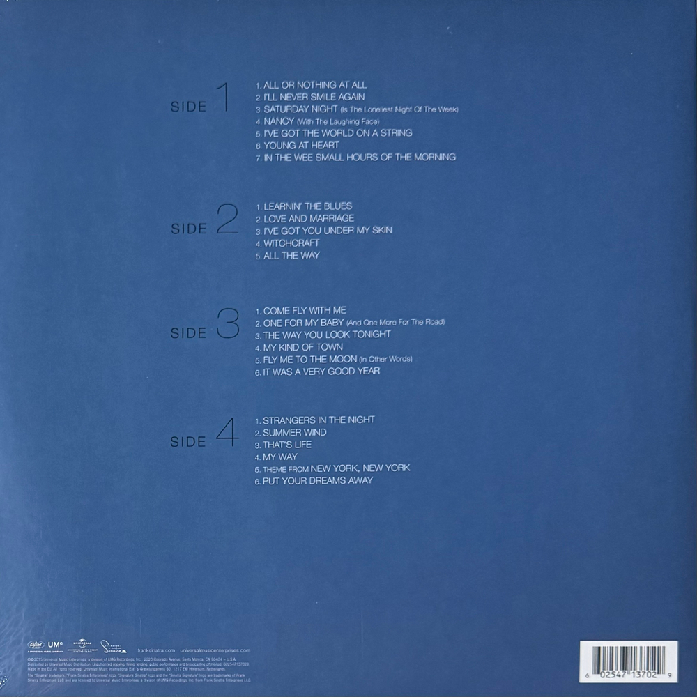 Frank Sinatra - Ultimate Sinatra 2LP (Голландия 2015г.)