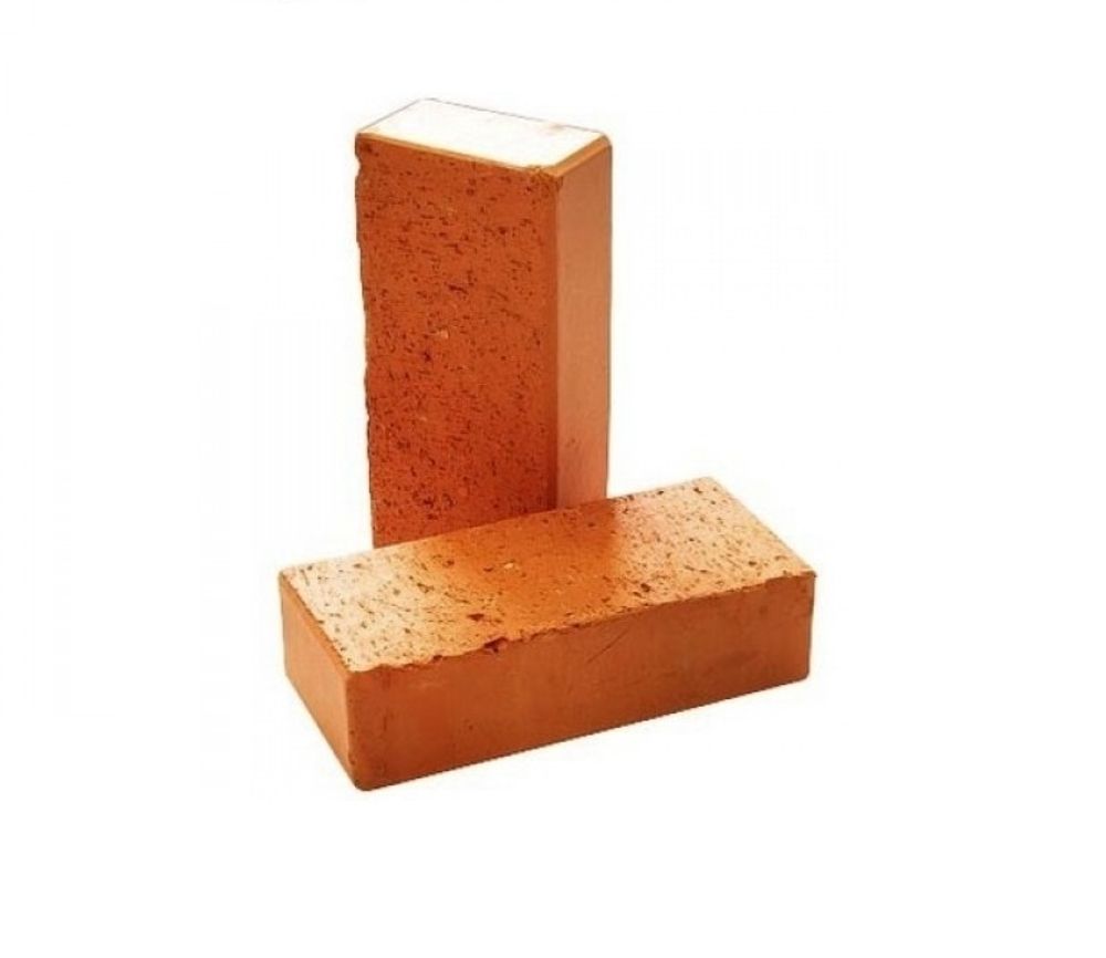 Кирпич красный полнотелый одинарный М200 250х120х65 мм