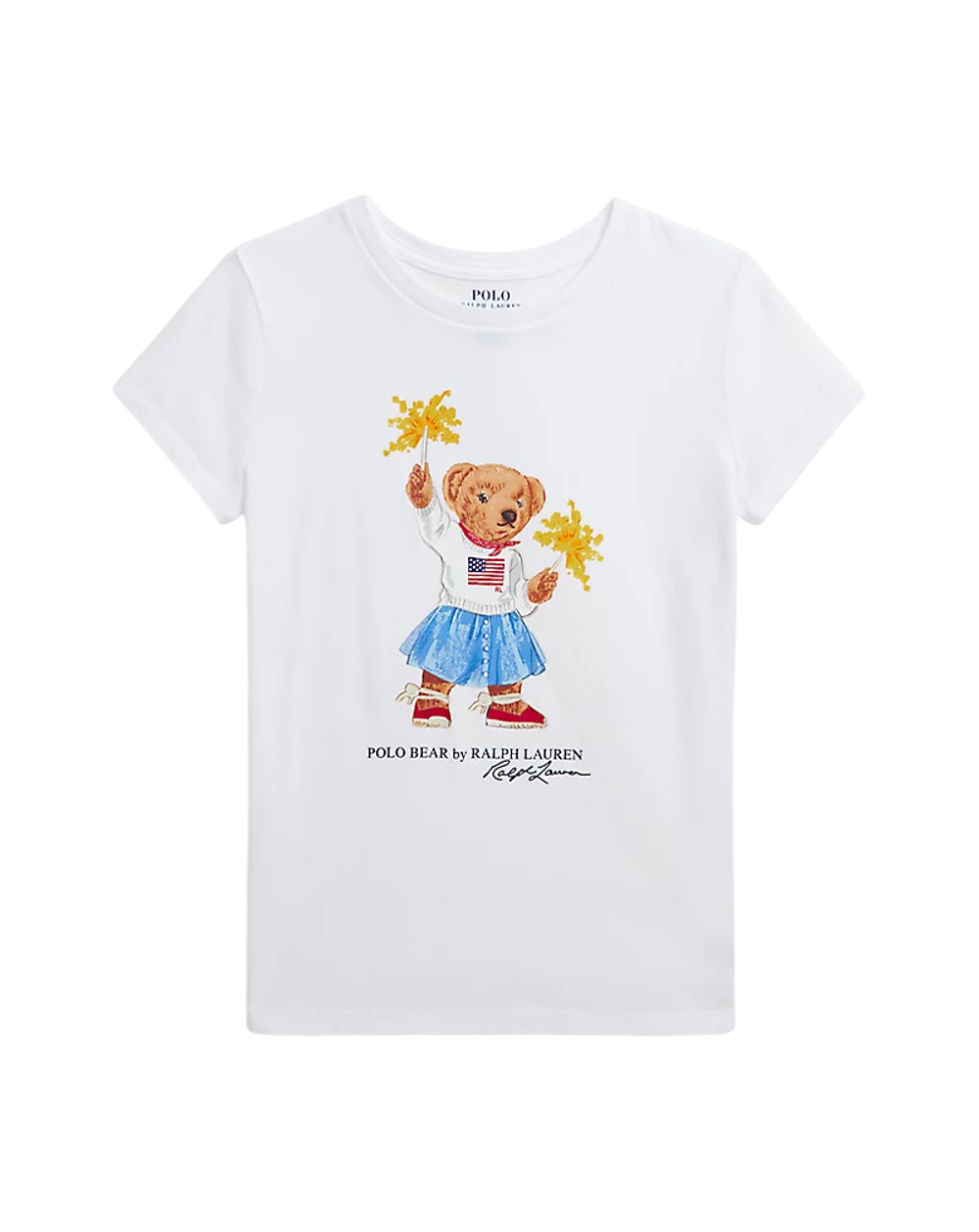 Футболка с принтом медвежонка Ralph Lauren