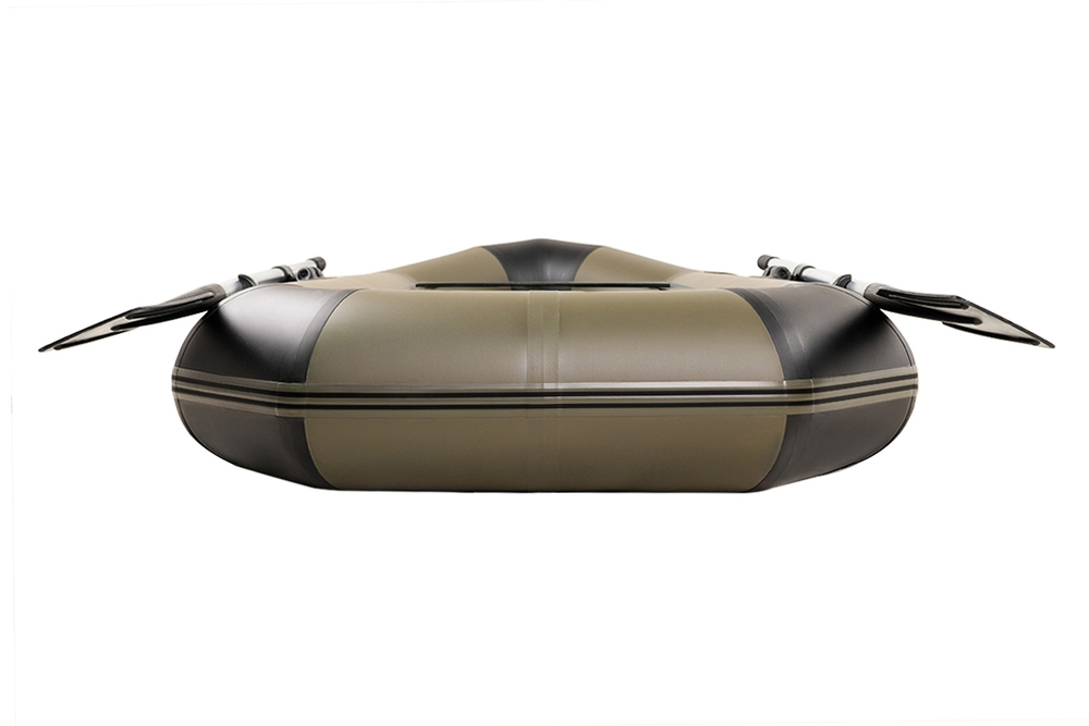 Броня-240 хаки-черный (лодка ПВХ с усилением)
