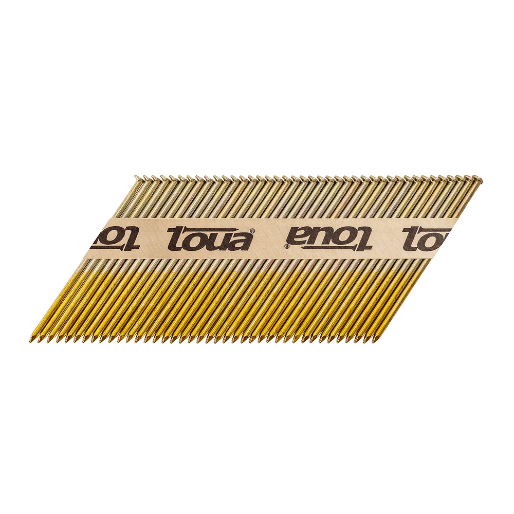 Реечные гвозди по дереву для нейлера, гладкие, ГАЛЬВАНИЗИРОВАННЫЕ, Toua 90/100 мм