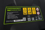 Газонокосилка Greenworks GС82LM46 82V (46 см) бесщёточная аккумуляторная -  АКБ 5 А/Ч зарядка G82C / 82V 1.9А