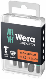 Бита ударная TORX 25 x 50 мм WERA 05057665001/1