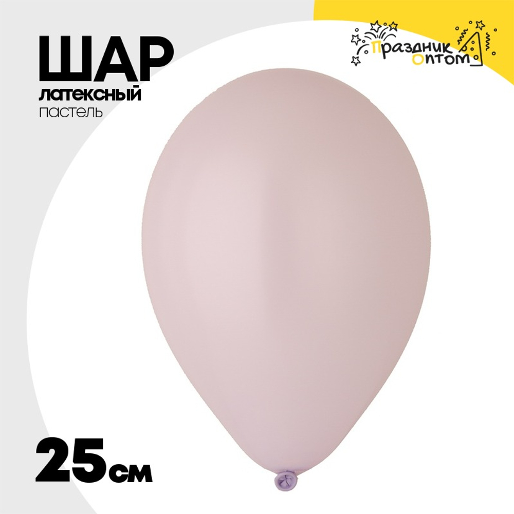 Шар латексный Пастель 25 см (Фиолетовый)