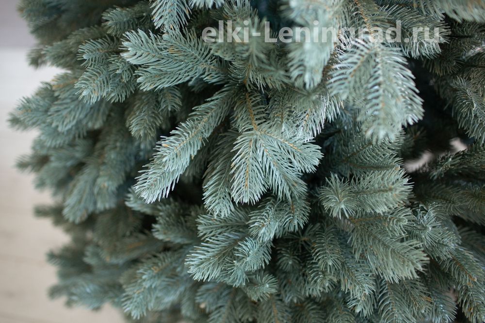 Ель голубая искусственная «Бордо» (Литая хвоя) 210 см / 2.1 м