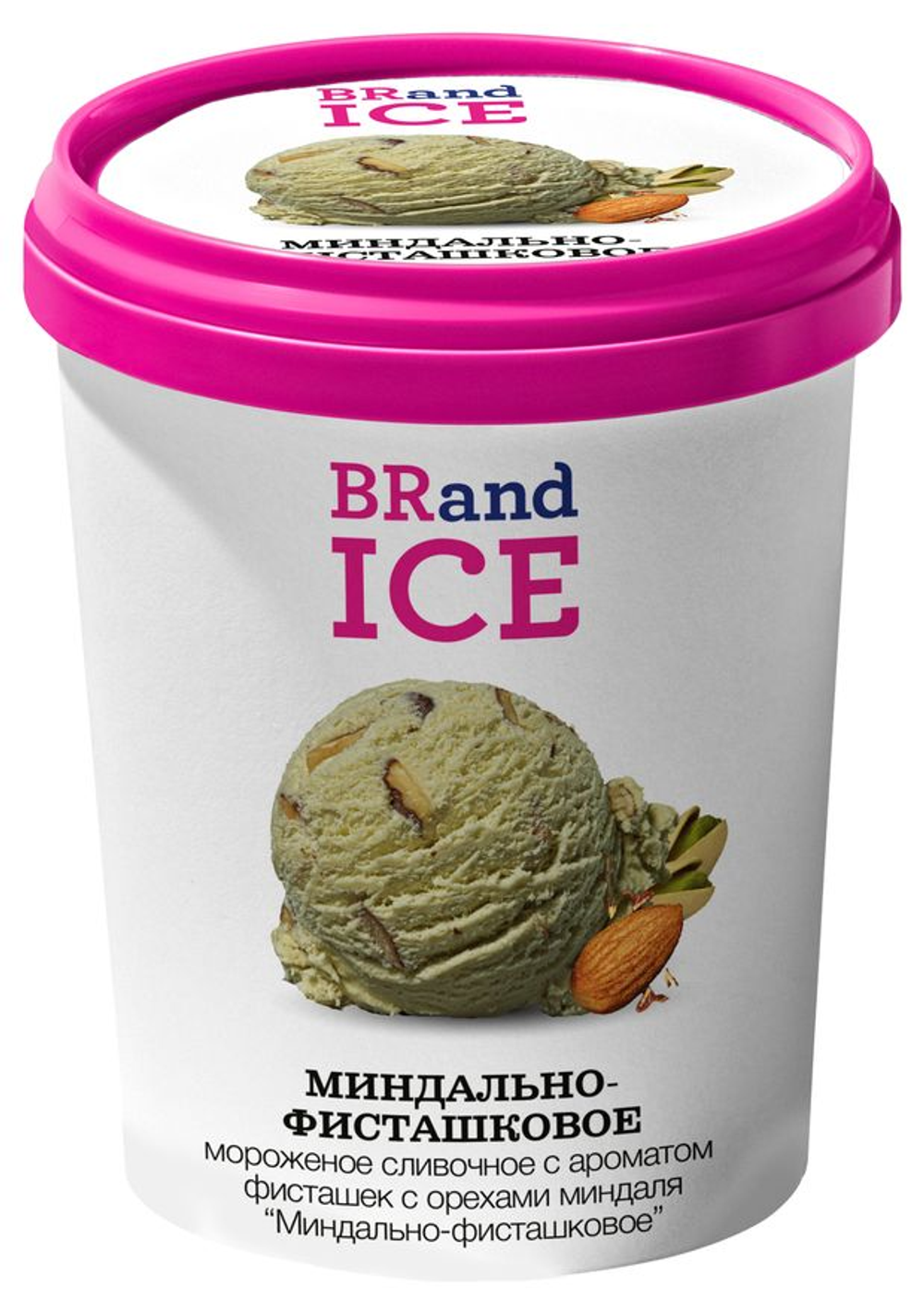 Мороженое BRandICE Миндально-фисташковое 600г