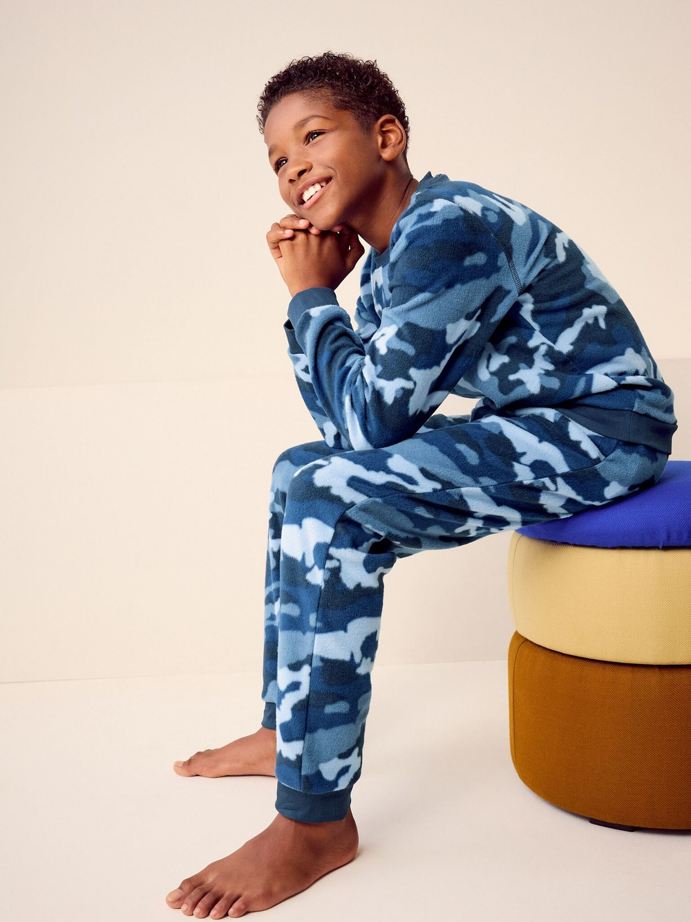 Пижама флисовая для мальчика Next N99-105, Синий