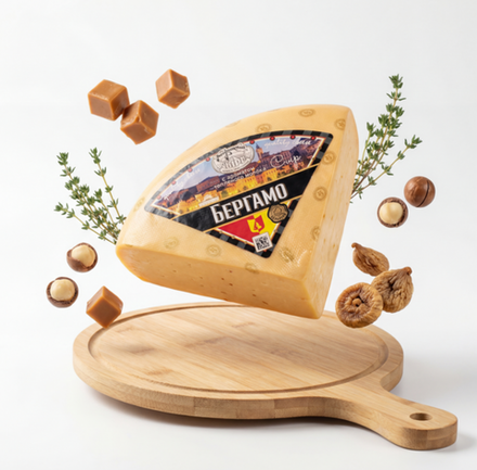 Сыр Бергамо с ароматом топленого молока 50%, Кобринский МЗ