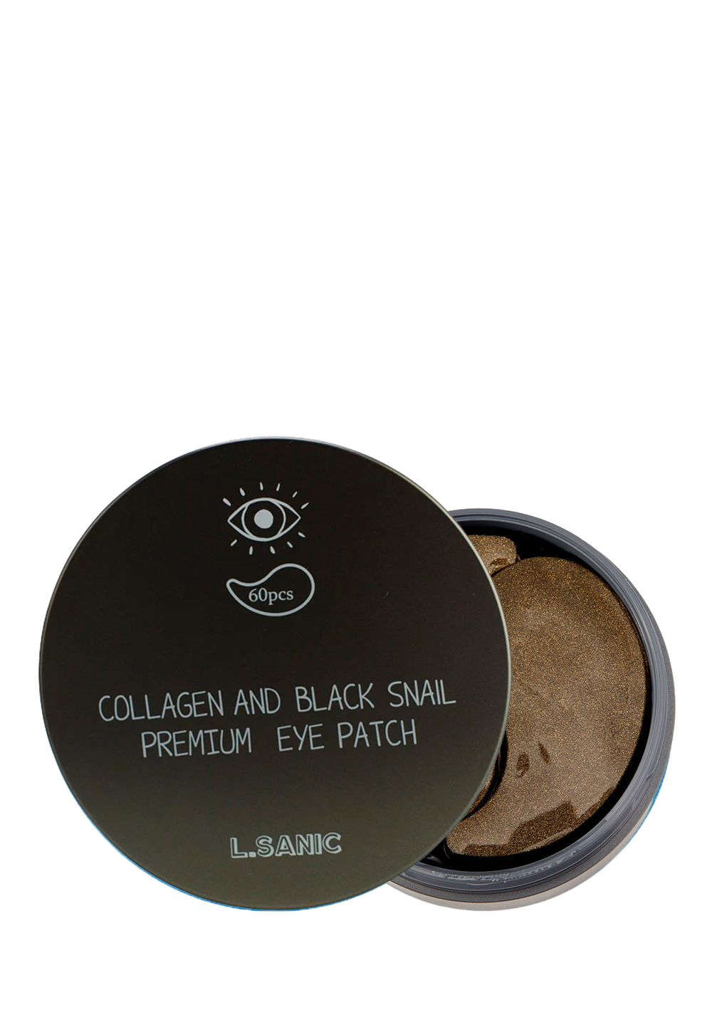 L.Sanic Collagen & Black Snail Premium Eye Patch Гидрогелевые патчи с коллагеном и муцином улитки