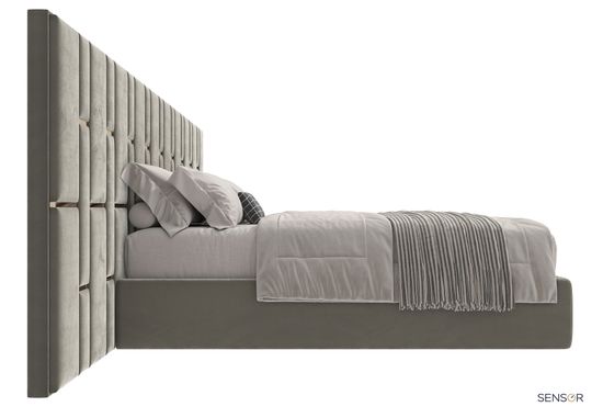 Кровать Лореаль с широким изголовьем