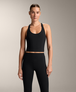 Oysho Топ-майка из полиамида, черный