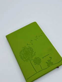 Блокнот 144 л А5 линейка одуванчик св.зеленый (8344-16)