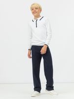 Поло для мальчика AT496 белый