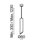 Подвесной светильник Maytoni Lipari P044PL-01-30GU10-B