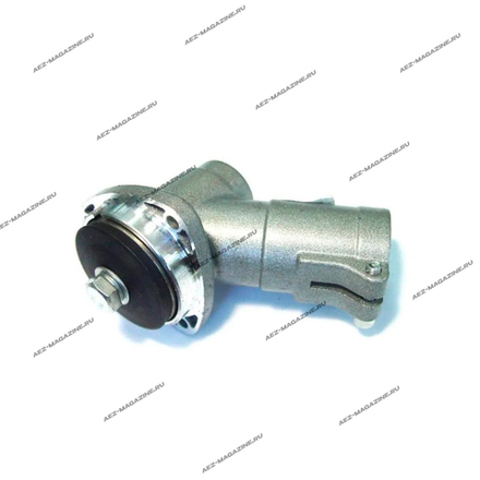 Редуктор для электротриммера под квадрат, выход вала - две лыски, внутренняя резьба