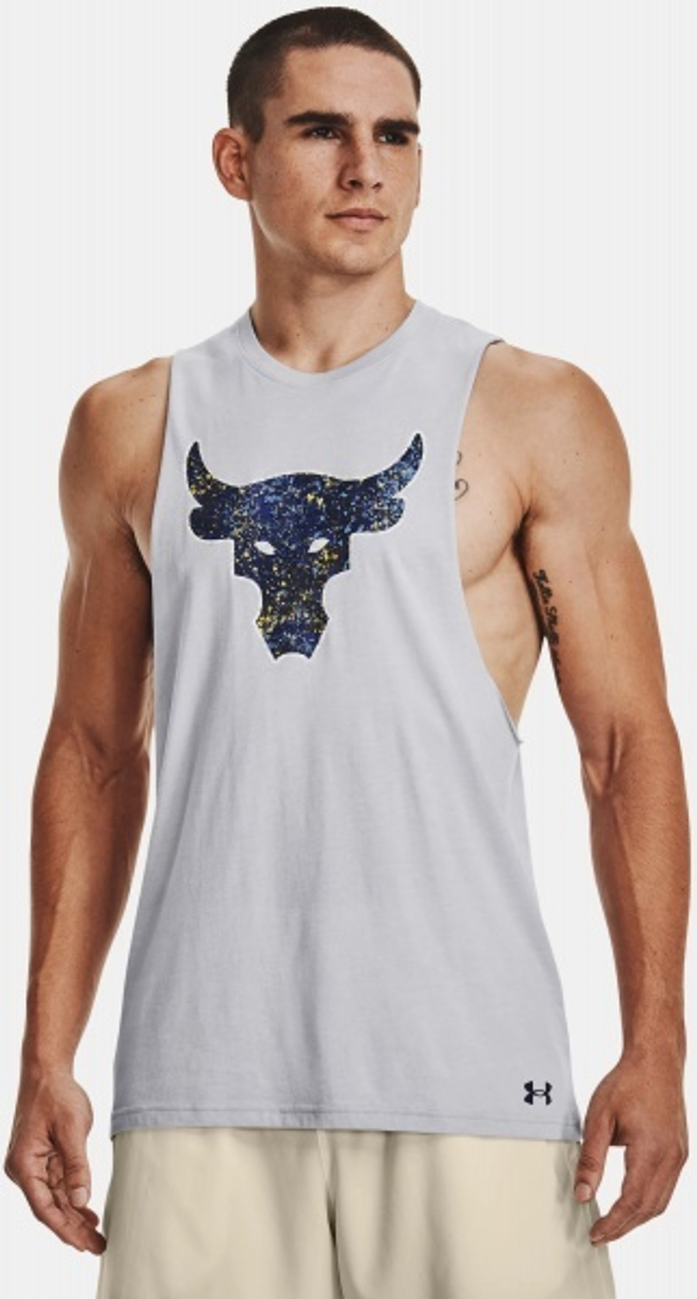 Майка мужская Under Armour UA Pjt Rock Brahma Bull Tank-GRY