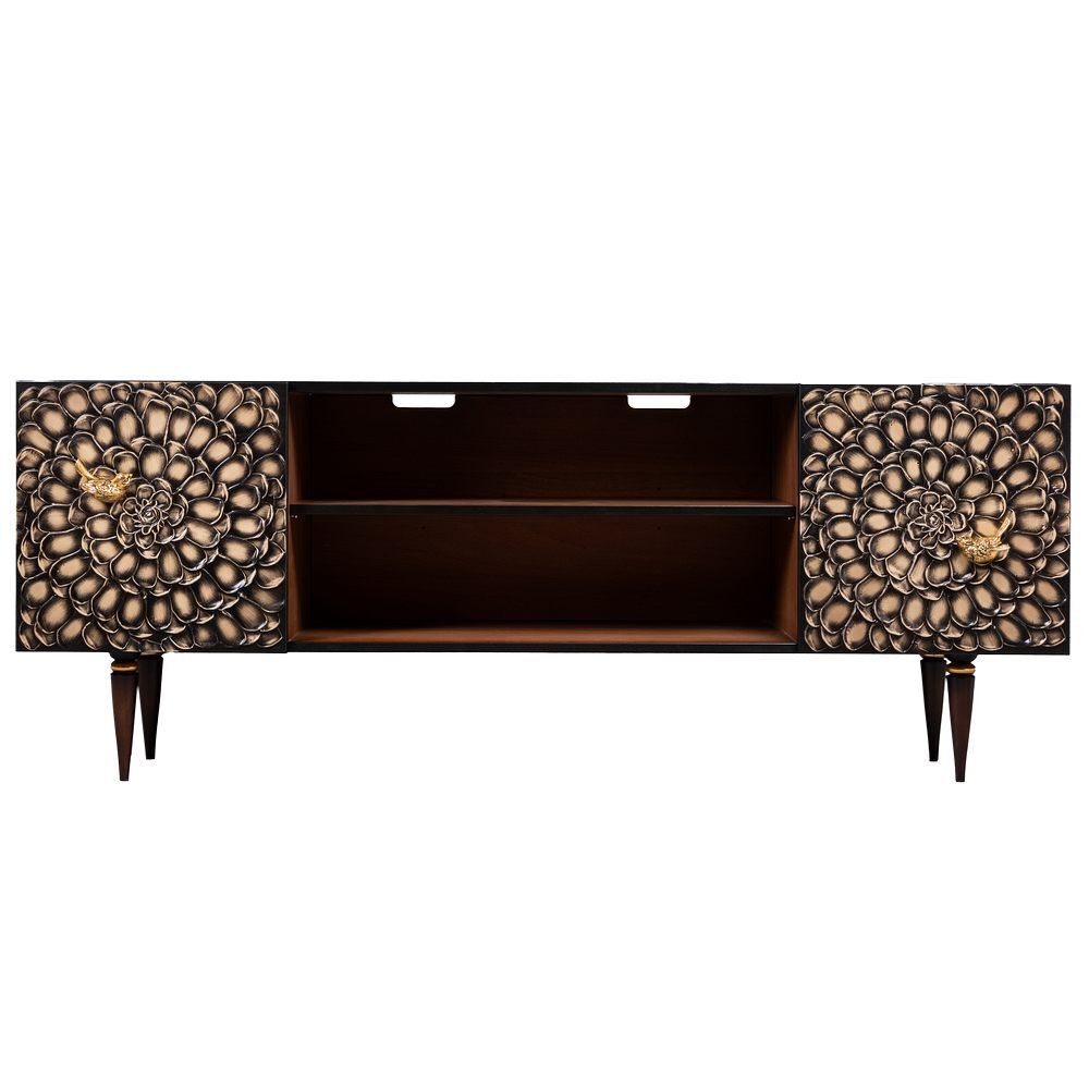 Тумба под ТВ Терра 155см Классик Каштан