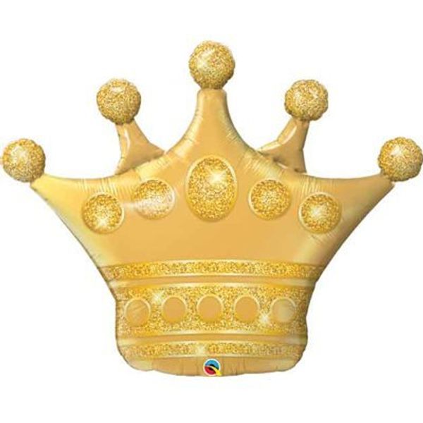 Шар фигура Корона золото
