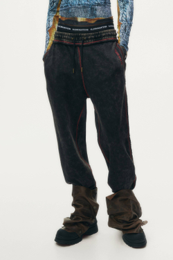 H&M - Glenn Martens Спортивные брюки с принтом, темно-коричневый