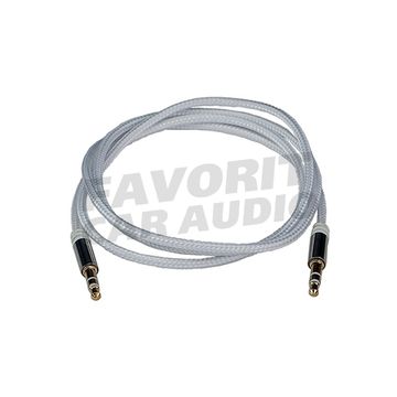 AUX Кабель AURA RCA-J12S белый