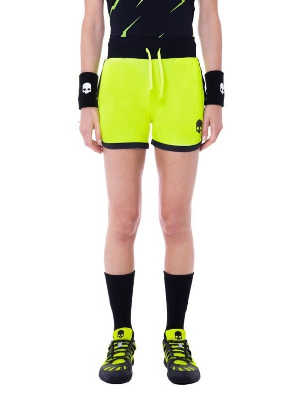 Женские Шорты теннисные Hydrogen Tech Shorts Woman - fluo yellow