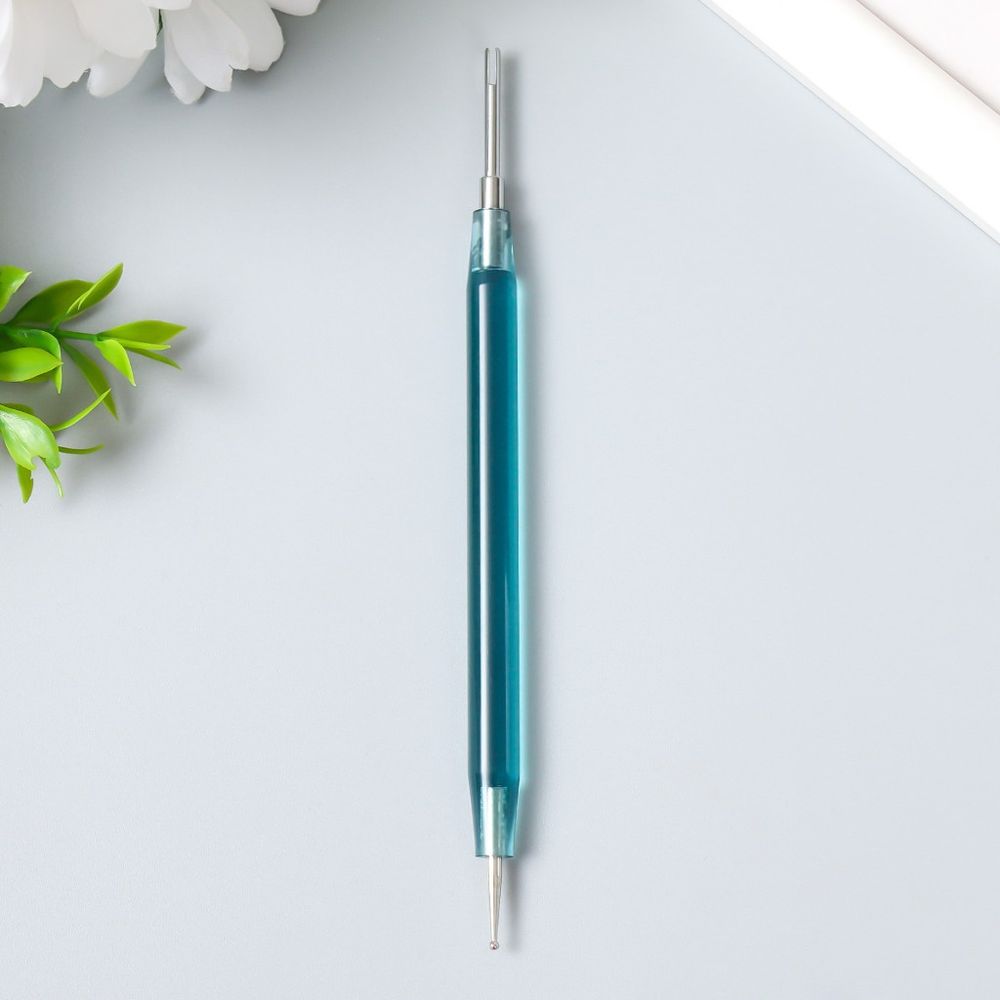 Инструмент для квиллинга с пластиковой ручкой разрез 0,6 см длина 14 см (1651854)