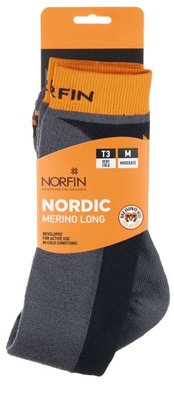 Носки Norfin T3M NORDIC MERINO LONG р.(42-44) L