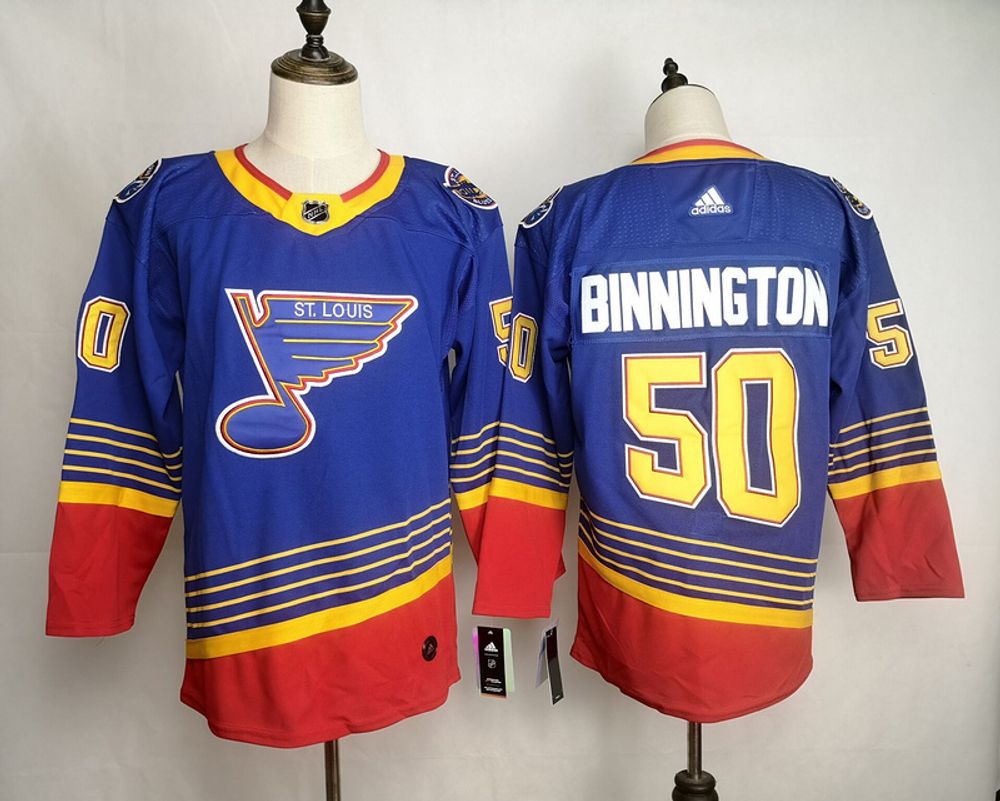 Хоккейное NHL джерси Джордан Биннингтон - St. Louis Blues