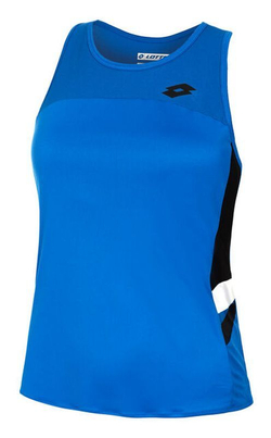 Женский топ теннисный Lotto Squadra Tank - skydiver blue