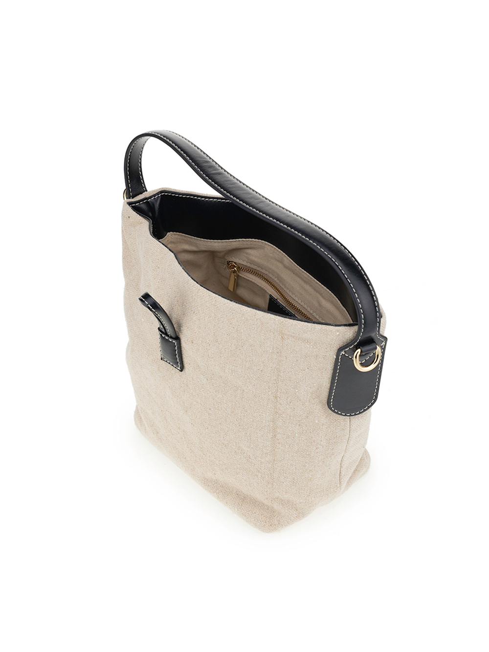 BL15112/10 Сумка жен., текстиль + нат. кожа