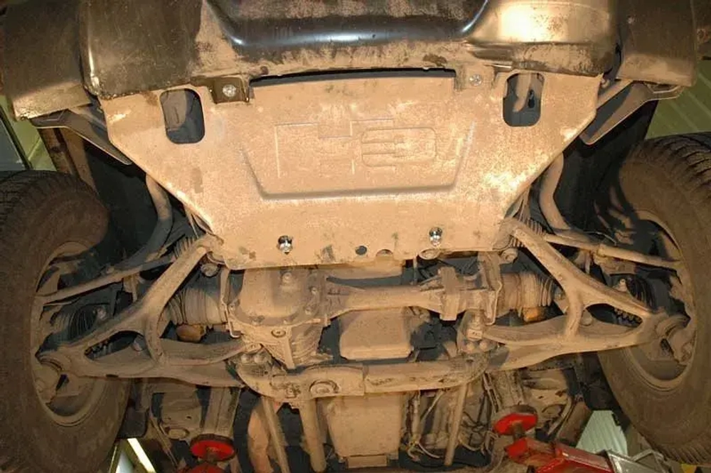 Защита картера Sheriff для GM Hummer H3 2005-2010 арт.04.1468