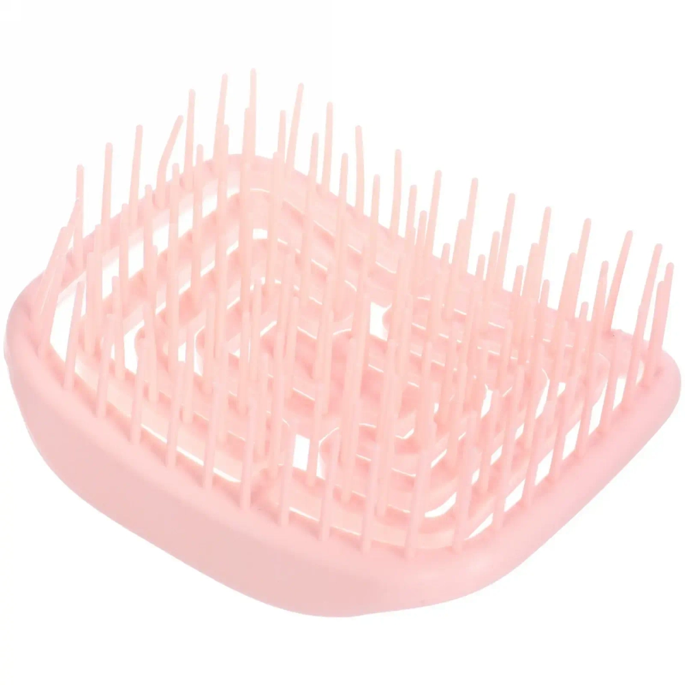 Расческа массажная компактная «Сosmo style», цвет розовый, 9*8,см , в пластиковой коробке