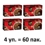 4 уп. Вьетнамский растворимый черный кофе G7 (15пак x 4)