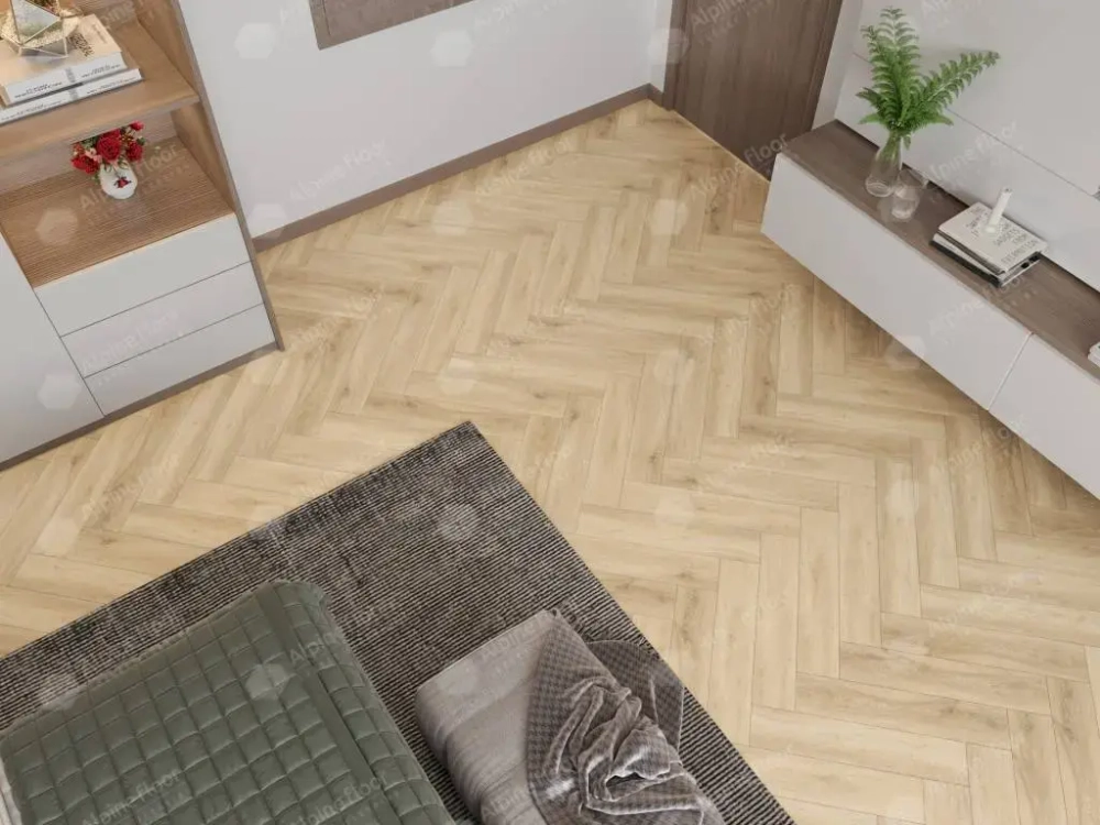 Каменно-полимерная плитка Alpine Floor Parquet Light Дуб Ригель ЕСО 13-24