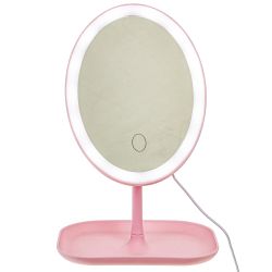 GAEM Зеркало настольное (подсветка, USB), L18 W14 H29 см