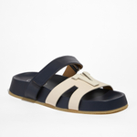 Кожаные шлепанцы Vittorio Virgili 6072 синий