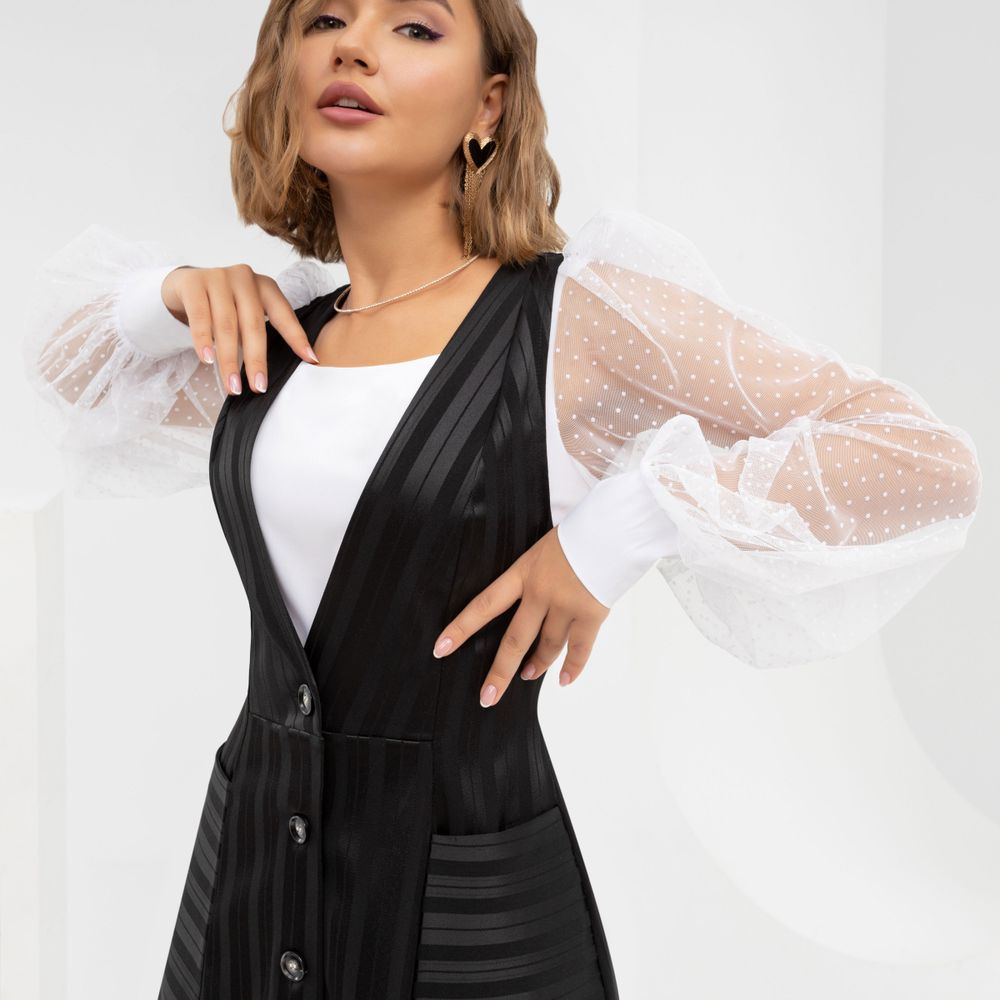 Сарафан Сфера твоего влияния (блэк аут) Charutti (Акция)