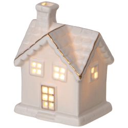 ФИГУРКА "ДОМИК" С LED-ПОДСВЕТКОЙ 7,4*6,6*10 СМ