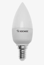 Лампа диодная Космос свеча 10,5W тёплый свет Е14 3000К