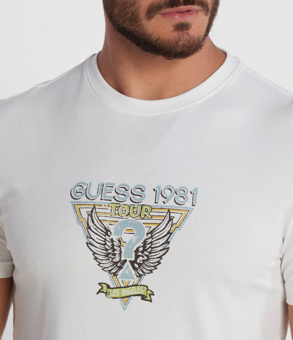 Футболка SS CN GUESS WINGS LOGO TEE GUESS - белый(M3BI30 J1314)