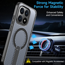 Прозрачный чехол Mesh Pro Magnetic Case для Xiaomi 15T